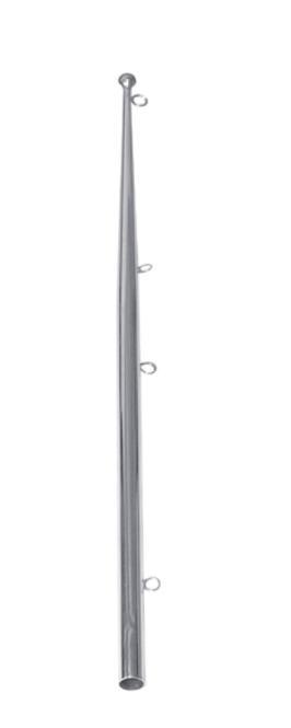 ASTA DE BANDERA - ACERO INOXIDABLE A2