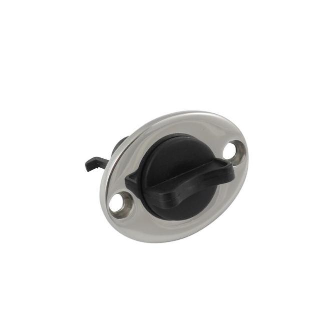  BUJÃO DE DRENAGEM OVAL - AÇO INOXIDÁVEL A4/NYLON