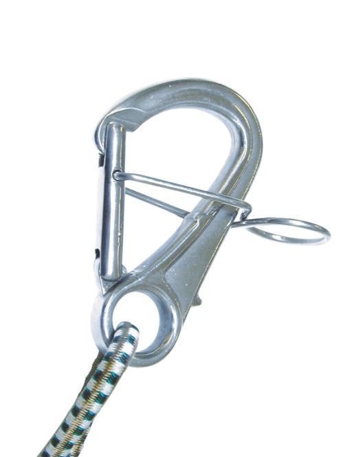 BOJEN-KARABINER - EDELSTAHL A4