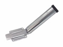  PORTACANNA DA PESCA CON PIASTRA DI BASE, RIMOVIBILE - ACCIAIO INOX A2