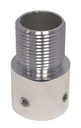 BASE DE ANTENA PARA TUBO - ACERO INOXIDABLE A4