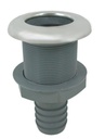 PASACASCOS CON CONEXIÓN DE MANGUERA - ACERO INOXIDABLE A4/NYLON