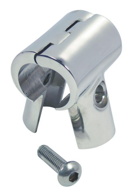 ACCESORIO EN T CON BISAGRA, 90° - ACERO INOXIDABLE A4