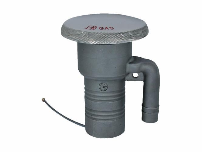 RIEMPIMENTO DEL PONTE CON TUBO FLESSIBILE VENTILATO - ACCIAIO INOX A4