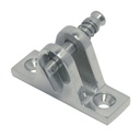 DECK HINGE WITH DROP NOSE PIN, 80° - STAINLESS STEEL A4