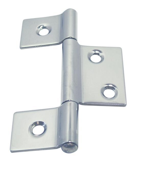  HINGE WITH 3 LEAVES - STAINLESS STEEL A2