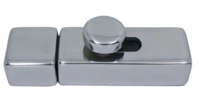  PESTILLO DESLIZANTE CON RESORTE PARA MONTAJE EN LA PARTE SUPERIOR - ACERO INOXIDABLE A4/NAILON