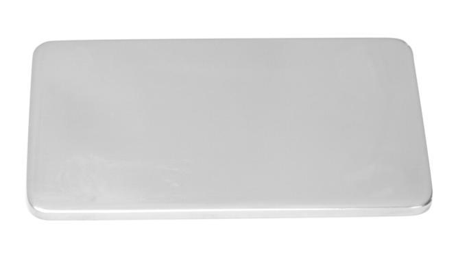 PLATINE RECTANGULAIRE - INOX A2