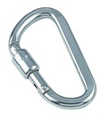 SPRING HOOK WITH SELF-LOCK SLEEVE - STAINLESS STEEL A4