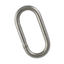 OVAL SPRING HOOK - STAINLESS STEEL A4