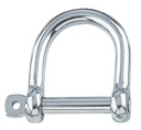 D-SHACKLE, WIDE - STAINLESS STEEL A4