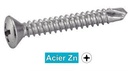 [DIN 7504 R] PARAFUSOS AUTOPERFURANTES DE CABEÇA ESCAREADA PHILLIPS - AÇO ZINCADO (semelhante à ISO 15483)
