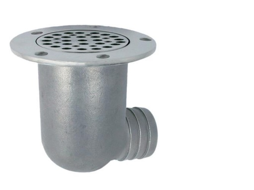 SCARICO DEL PONTE CON ATTACCO PER TUBO FLESSIBILE - ACCIAIO INOX A4