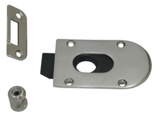 [814064491]  SPRING LOADED SLIDE LATCH FOR INSIDE MOUNTING - STAINLESS STEEL A4/NYLON
