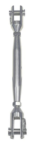  TURNBUCKLE FORK-FORK, MACHINED - STAINLESS STEEL A4