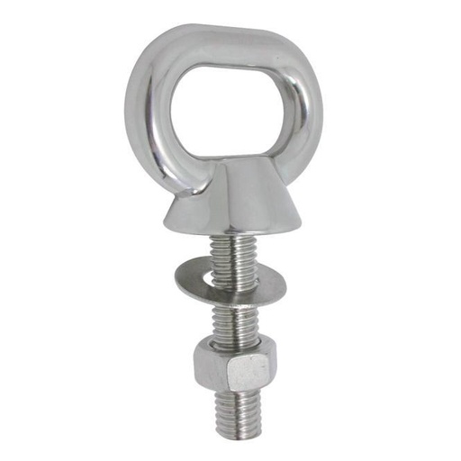 BULLONE AD OCCHIELLO DI SOLLEVAMENTO OVALE - ACCIAIO INOX A4