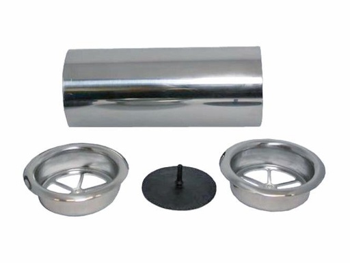[814121276]  COCKPIT DRAIN SCUPPER - STAINLESS STEEL A2