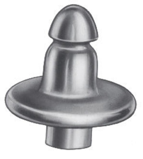 [8142326105] LIFT-THE-DOT STUD FOR PUNCHED HOLE - BRASS