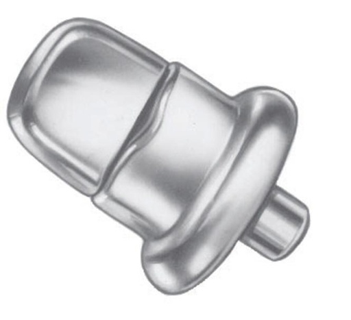 PULSANTE DI SVOLTA DOT-COMMON-SENSE PER FORO PUNZONATO - OTTONE
