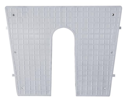 [8142903420 340]  PLACA DE ESPEJO DE POPA DEL MOTOR, INCLINADA 4° - PLÁSTICO