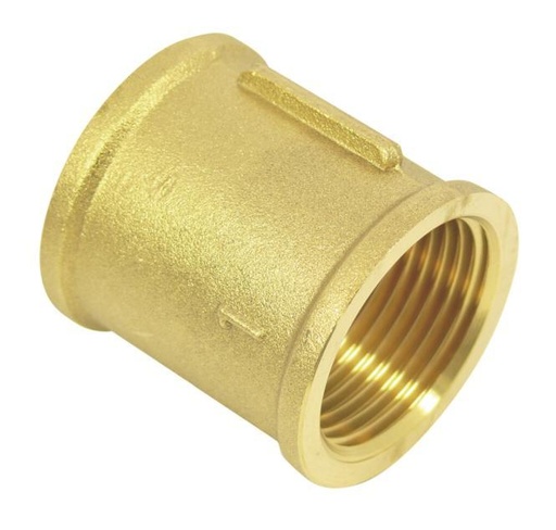 PRESA CON FILETTATURA INTERNA - OTTONE