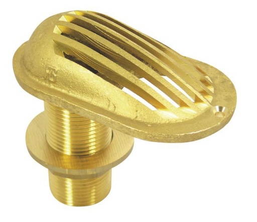 SCARICO DELL'ACQUA CON FILETTATURA ESTERNA - OTTONE