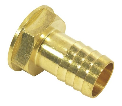 RACCORDO PER TUBO FLESSIBILE CON FILETTATURA INTERNA - OTTONE