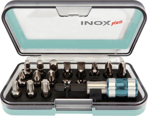 [814734218] BOÎTE D'EMBOUTS EN ACIER INOX 1/4" 18 PCS. - INOX A2