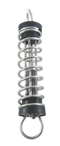RUCKDÄMPFER MIT POLYPROPYLEN-GERÄUSCHDÄMPFER - EDELSTAHL A4