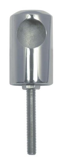 HANDRAIL END FITTING WITH EXTERNAL THREAD - STAINLESS STEEL A4