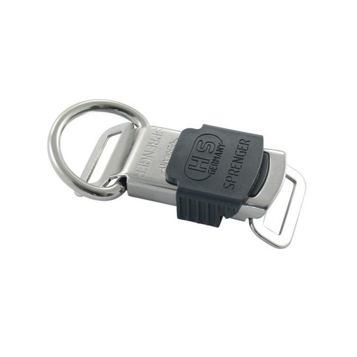[814970265]  SPRENGER SNAP CLOSURE FOR STRAP WITH D-RING - STAINLESS STEEL A2