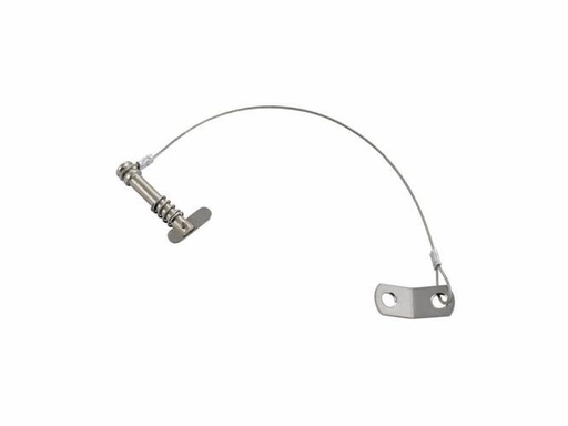 [8149964255]  CAVO DI SICUREZZA CON PERNO A PUNTA CADENTE - ACCIAIO INOX A4