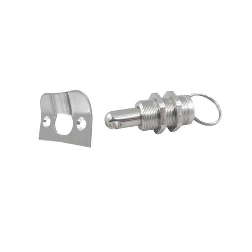 [815070456] CILINDRO DE CERRADURA CON PLACA DE IMPACTO - ACERO INOXIDABLE A4