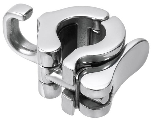 [8150754185] GANCIO A SGANCIO RAPIDO PER PALO PARASOLE - ACCIAIO INOX A4