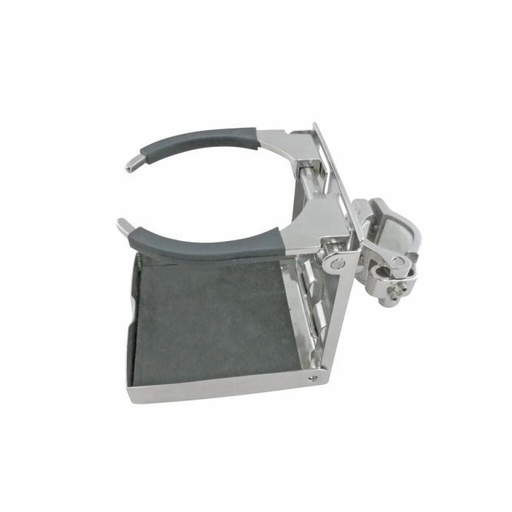 [815085497 105] FOLDABLE DRINK HOLDER FOR RAIL - STAINLESS STEEL A4
