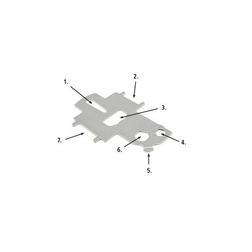 [815087298] UNIVERSAL DECKSSCHLÜSSEL - EDELSTAHL A2