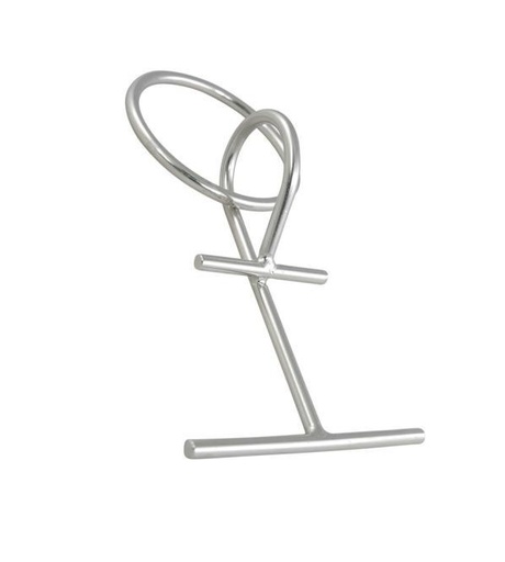 [8150884135] NOTKLAMPE, MIT RING - EDELSTAHL A4