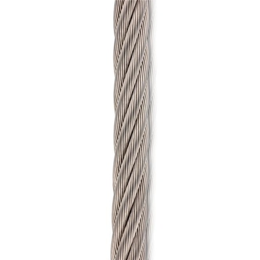  EDELSTAHLDRAHTSEIL WEICH/FLEXIBEL 6X36 IWRC SZ - EDELSTAHL A4