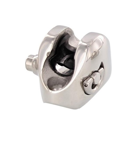  CONCAVE DECK HINGE WITH D-RING - STAINLESS STEEL A4/PLASTIC