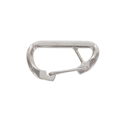GANCHO DE RESORTE CON BARRA SOLDADA - ACERO INOXIDABLE A4