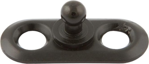 TENAX LOWER PART FOR SCREW FIXING - BRASS