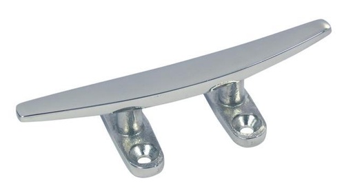 KLAMPE, FLACH, MIT 4 BOHRUNGEN - EDELSTAHL A4