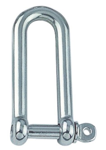 D-SHACKLE, LONG - STAINLESS STEEL A4