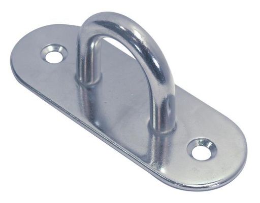 OVAL PAD EYE - STAINLESS STEEL A2