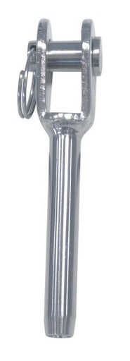  TERMINALE A FORCELLA - ACCIAIO INOX A4