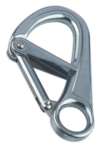 [8338410 110]  KARABINERHAKEN MIT SPERRE - EDELSTAHL A4