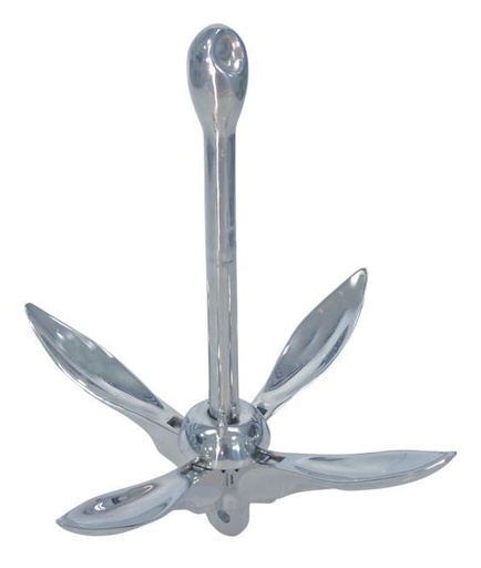 DRAGGEN ANCHOR, MIRROR POLISHED - STAINLESS STEEL A4