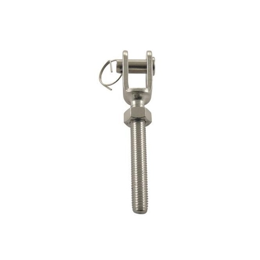  FORCELLA CON FILETTATURA SINISTRA - ACCIAIO INOX A4