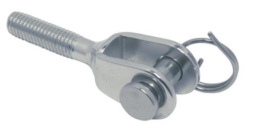 MINI-CHAPE AVEC FILETAGE À DROITE - INOX A4