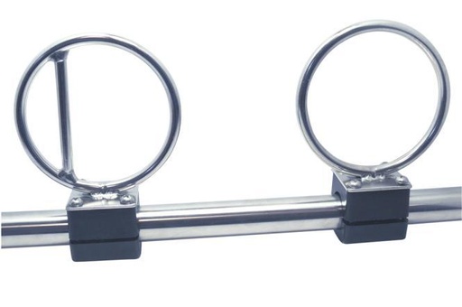 [8461490] JEU DE SUPPORTS DE TANGONS POUR CHANDELIER - INOX A4/PLASTIQUE